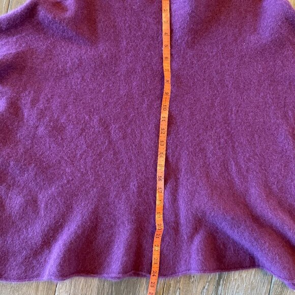Hume Sweet Hume maroon Ripple  wool Midi sweater size One size - Picture 6 of 10